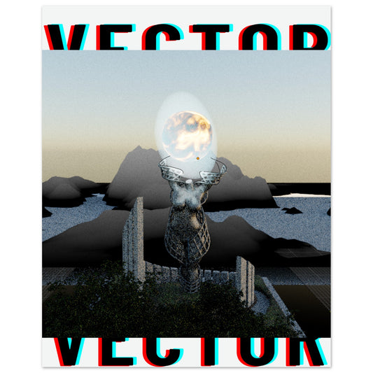 Delta Distortion Semi-Glossy Poster