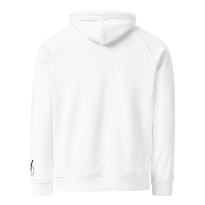 Feed Knowledge Geometric2 Embroidered hoodie White